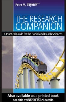 The research companion: a practical guide for the social and health sciences  