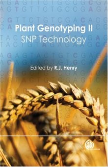 Plant Genotyping II: SNP Technology
