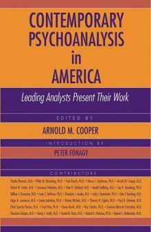 Contemporary Psychoanalysis in America: Leading Analysts Present Their Work