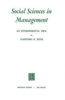 Social Sciences in Management: An Environmental View