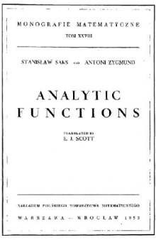 Analytic functions