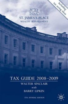 St James's Place Tax Guide 2008-2009