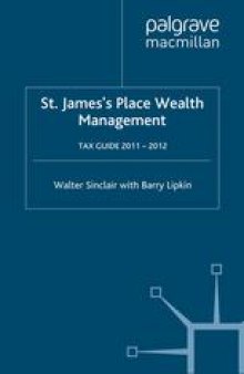 St. James’s Place Wealth Management Tax Guide 2011–2012
