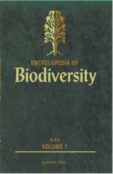 Encyclopedia of Biodiversity, Five-Volume Set