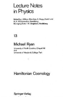 Hamiltonian cosmology-new