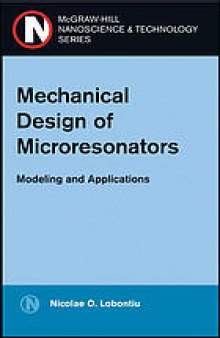 Mechanical design of microresonators : modeling and applications