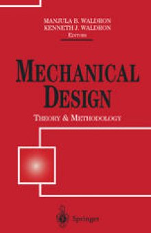 Mechanical Design: Theory and Methodology