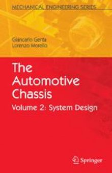 The Automotive Chassis: Vol. 2: System Design