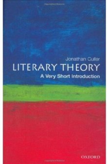 Literary Theory: A Very Short Introduction