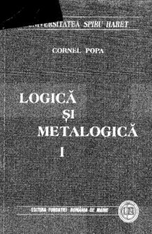 Logica si metalogica, vol. 1