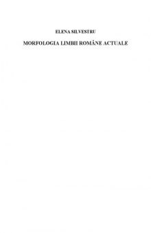 Morfologia limbii române actuale  