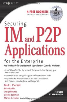 Securing IM and P2P Applications for the Enterprise