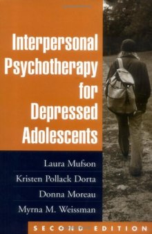 Interpersonal psychotherapy for depressed adolescents