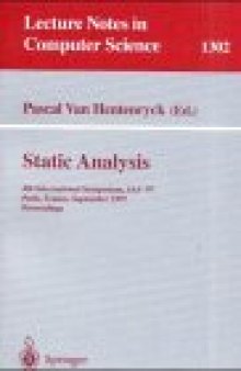 Static Analysis: 4th International Symposium, SAS '97 Paris, France, September 8–10, 1997 Proceedings