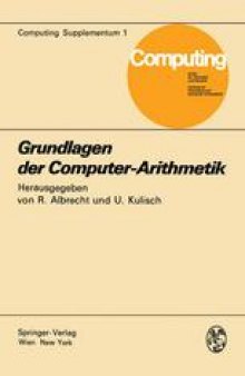 Grundlagen der Computer-Arithmetik