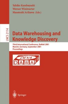 Data Warehousing and Knowledge Discovery: Third International Conference, DaWaK 2001 Munich, Germany, September 5–7, 2001 Proceedings