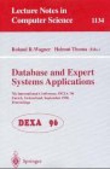 Database and Expert Systems Applications: 7th International Conference, DEXA '96 Zurich, Switzerland, September 9–13, 1996 Proceedings