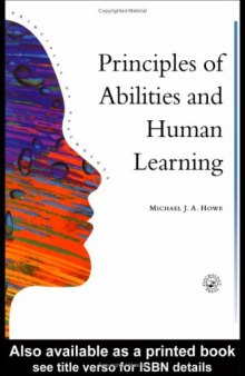 Principles Of Abilities And Human Learning (Principles of Psychology : a Modular Introduction)