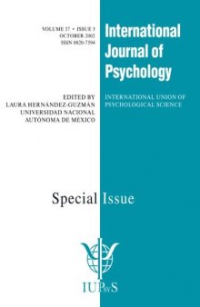 Prospective Memory: The Delayed Realization of Intentions (International Journal of Psychology, Vol 38, Issue 4, August, 2003)