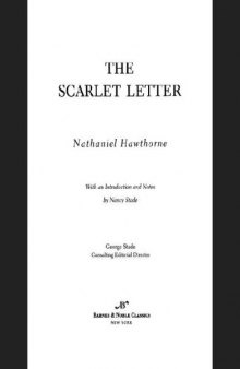 The Scarlet Letter (Barnes & Noble Classics Series)   