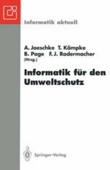 Informatik für den Umweltschutz: 7. Symposium, Ulm, 31.3.–2.4.1993