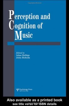 Perception and cognition of music