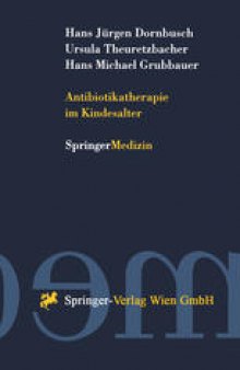 Antibiotikatherapie im Kindesalter