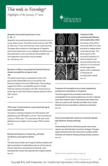 Neurology Volume 72(4) January 27, 2009