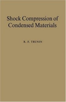 Shock compression of condensed materials