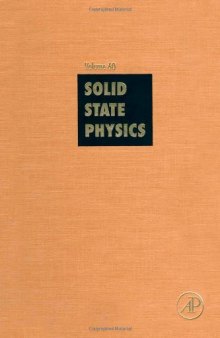 Solid State Physics, Vol. 60: Advances in Research and Applications