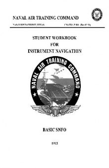 Student Workbook for Instrument Navigation CNATRA P-801