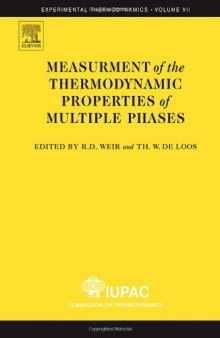 Measurement Thermodynamic Properties Multiple Phases