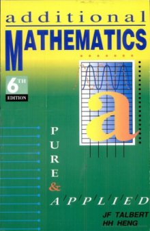 Additional Mathematics - Pure and Appl.