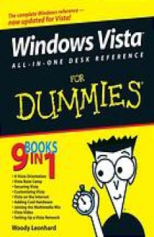 Windows Vista 2007 all-in-one desk reference for dummies