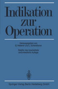 Indikation zur Operation