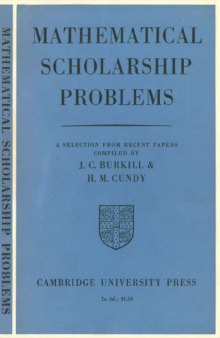 Mathematical Scholarship Problems