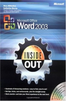 Microsoft Office Word 2003 Inside Out (Bpg-Inside Out)
