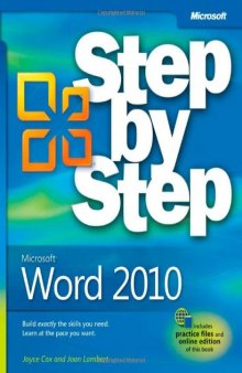 Microsoft Word 2010 Step by Step (Step By Step (Microsoft))