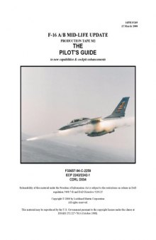 F-16AB Mid-Life Update Production Tape M2 THE PILOTS GUIDE