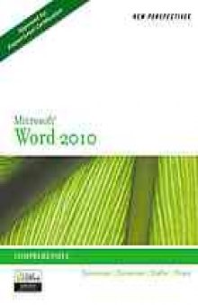 New perspectives on Microsoft Word 2010 : comprehensive