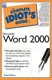 The complete idiot's guide to Microsoft Word 2000