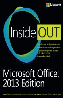 Microsoft Office Inside Out 2013 Edition  