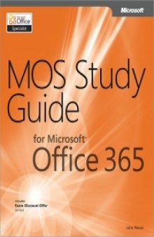 MOS Study Guide for Microsoft Office 365