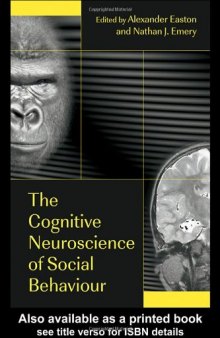 The Cognitive Neuroscience of Social Behaviour