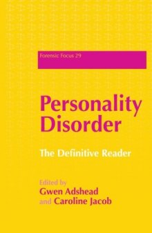 Personality Disorder: The Definitive Reader