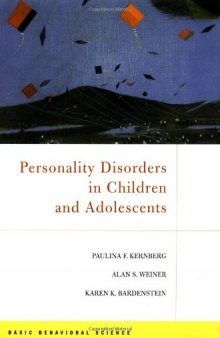 Personality Disorders in Children and Adolescents