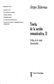 Teoria de La Accion Comunicativa II  Spanish