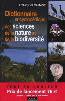 Dictionnaire encyclopédique des sciences de la nature et de la biodiversité