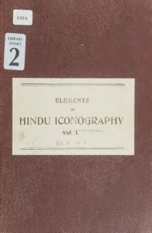 Elements of Hindu Iconography Vol. 2 - Part - 1