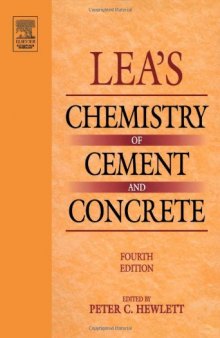 Lea's Chemistry of Cement and Concrete  